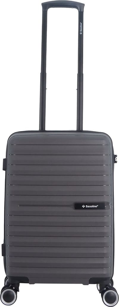 Saxoline – Fiesta | Handbagage / Harde Koffer / Reiskoffer – Small (33L) – Grijs - Grijs / Small
