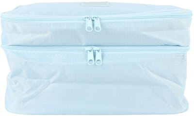 Dailygoods- Waszak Waterdicht - Dubbellaags Ontwerp - Multifunctionele Natte Droogzak - Grote Vakken - 25 x 15 x 16 cm - Voor Schoon/Vuil Kleding