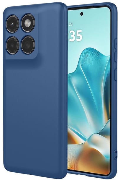 Coverup Hoesje - Geschikt voor Motorola Edge 60 / Edge 60 Fusion Hoesje - Coverup Colour TPU Back Cover - Blauw