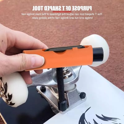 Skateboard T Tool voor Reparatie en Afstelling, Geschikt voor Skateboards, Longboards en Rollerblades