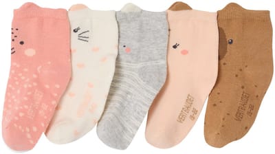 Vertbaudet Set van 5 sokken voor babymeisjes