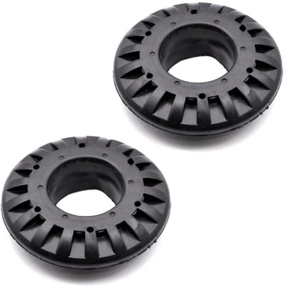 Dailygoods- Ophangingsveerisolatorset - Rubberplaat - Geschikt voor Jeep Grand Cherokee 1999-2004 - Onderdeelnummer 52088346AB - Directe vervanging - Hoge betrouwbaarheid - Ophangingsveer