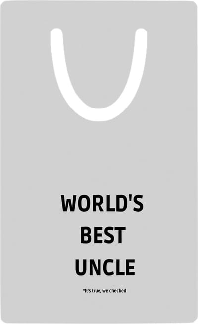 Hacebo® - world's best uncle It's true we checked metalen boekenlegger - Oom - werelds beste oom - verjaardag - cadeautje voor oom - oom artikelen - kado - geschenk Bladwijzer boekenleggers - 7.6 cm x 5cm