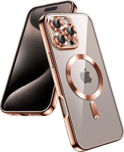 Casemania Hoesje Geschikt voor Apple iPhone 16 Pro - Roze - Siliconen Back Cover - Geschikt voor MagSafe