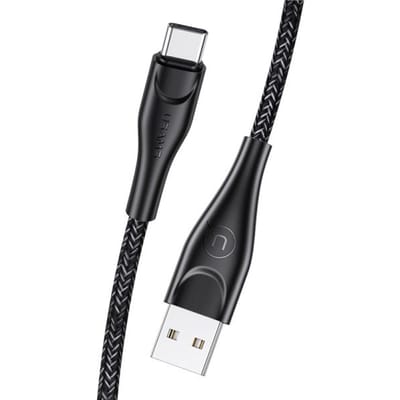 USAMS U41 Serie - USB-C Kabel - 1m - Snellaadfunctie - Nylon Gevlochten