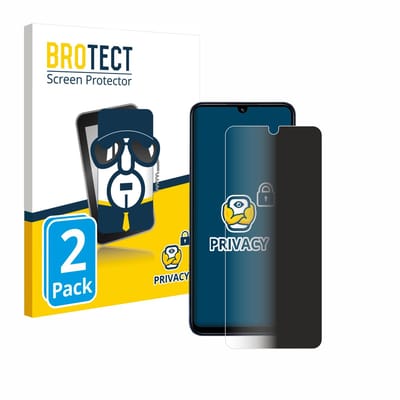 BROTECT - privacy screenprotector voor Xiaomi Redmi 14C 5G - Folie Beschermfolie Blauwlichtfilter 2 Stuks