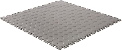 Rubbermagazijn - PVC kliktegel nop donkergrijs 500x500x4,5m - winkel - showroom - garage - prijs per stuk