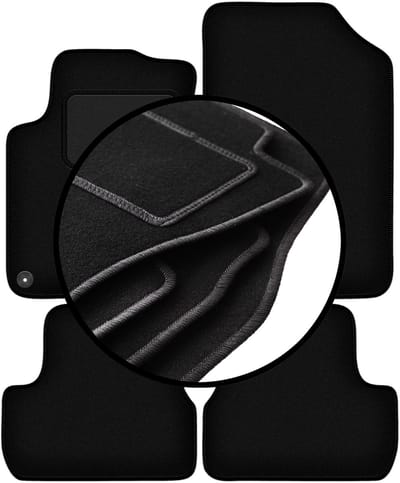 Complete set veloursmatten voor: Citroen DS3 cabrio (2015-)