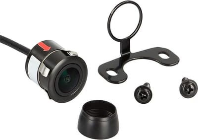 Achteruitrij Camera mini zwart NTSC met beeldlijnen en spiegelfunctie