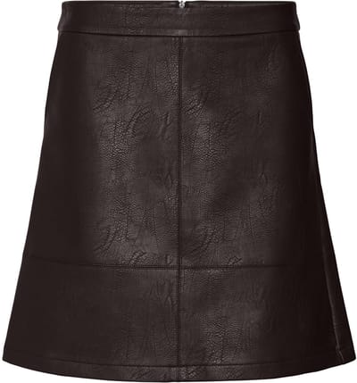 Vero Moda Rok van synthetisch leer VMIDA Mini-rok