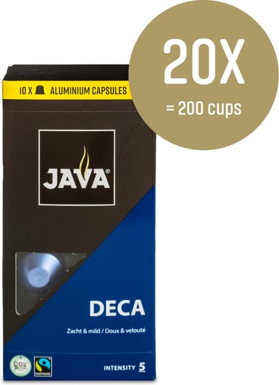 JAVA Koffiecapsules Deca - compatibel - 20 stuks
