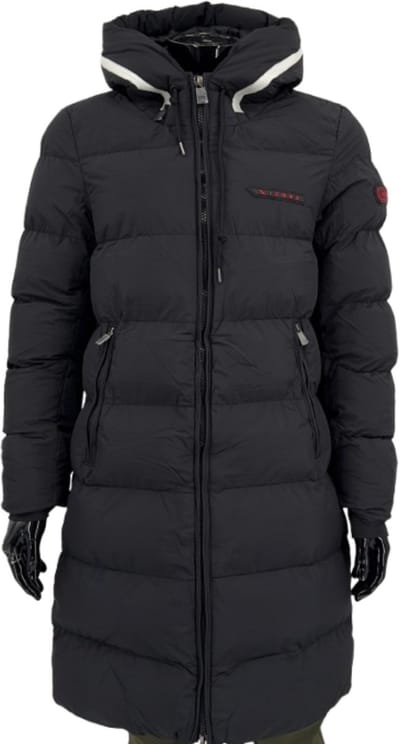 ICON2® Winterjas Heren - Parka Heren - Extra Lang Model - Met Capushon - Water & Winddicht - Met Ritszakken en Binnenzak - Zwart - Maat S