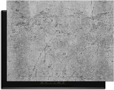 KitchenArt - Industrial Raw - Inductie Beschermer - 78x52 cm - Kookplaat Beschermer - Luxe Afdekplaat Inductieplaat - Anti-slip & Oprolbaar - Beschermmat Inductiekookplaat