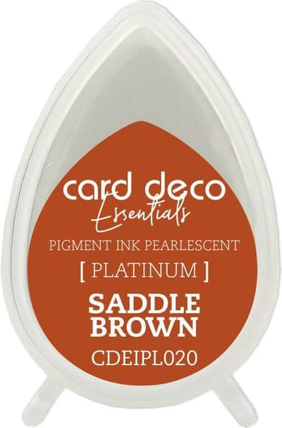 Card Deco Essentials Fast-Drying Pigment Ink Pearlescent Saddle Brown