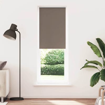 vidaXL - Rolgordijn - verduisterend - koffie - 75x230 - cm - stofbreedte - 70,7 - cm