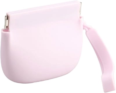 OLOEY Siliconen make-uptasje voor in de handtas- draagbaar tasje- organizer voor lippenstift- mini reistasje voor dames- paars