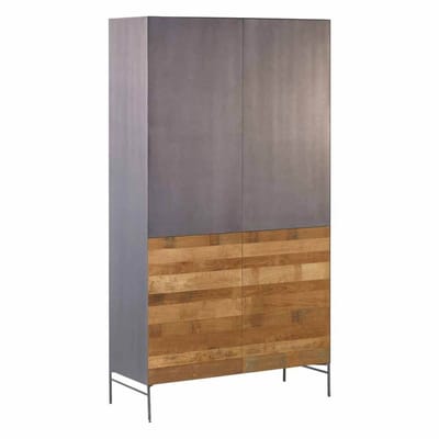 Tower Living - Pandora opbergkast - 111 cm - bruin