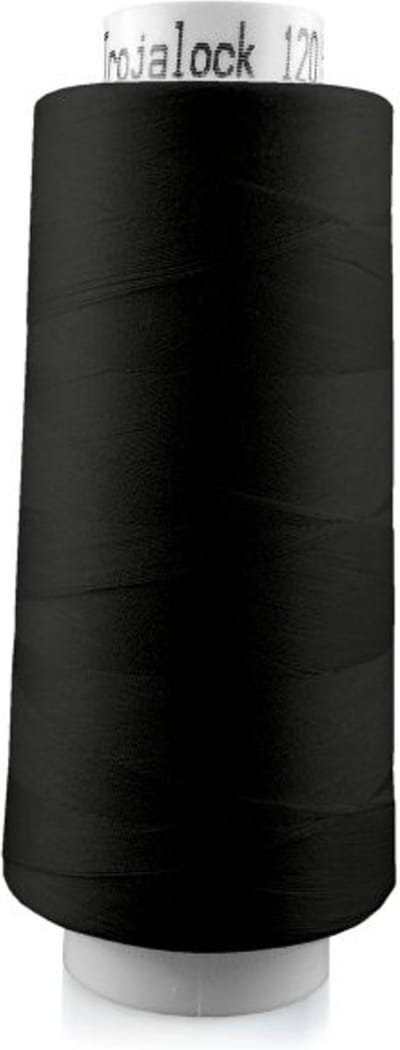 Amann Troja Lockgaren 2500m kleur nr. 4000 - zwart