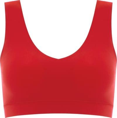 Chantelle - SoftStretch - V-Neck Voorgevormde Top - naadloos - onzichtbaar - POPPY RED