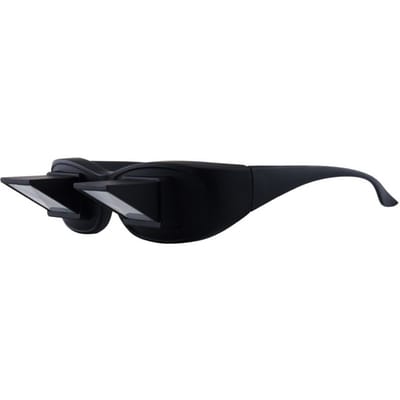 Grappige Horizontale Luie Bril voor Kinderen Refractieve Leesbril voor Liggend Zicht Creatieve Krantenstijl black