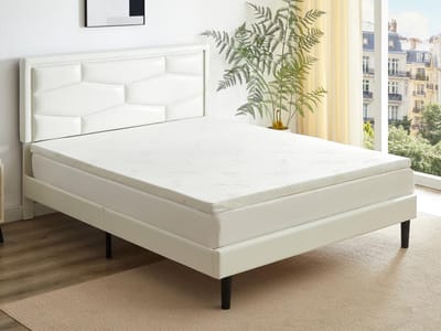 Vente-unique Dekmatras Luxe met vormgeheugen - dikte 5cm - 140 x 190 cm - LACETO van NATUREA