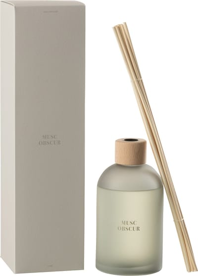 J-Line geurstokjes Accords Essentiels - Musc Obscur - blauw - 550 ml