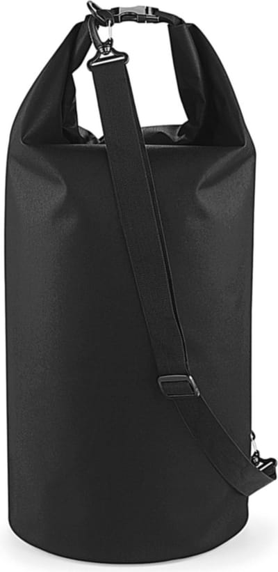 Quadra Waterdichte duffel bag/plunjezak/dry bag - 40 liter - zwart - Waterdichte reistassen - 30 x 55 cm