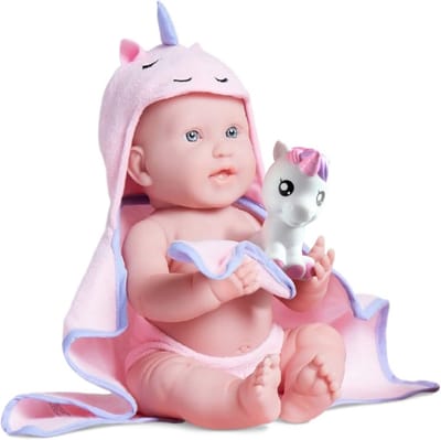 Berenguer La Newborn JC pasgeboren pop - 43 cm - zacht vinyl - realistische uitstraling