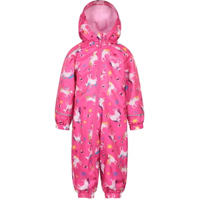 Mountain Warehouse Regenpak voor kinderen/Kinderen Spright Dieren Waterdicht (Roze)