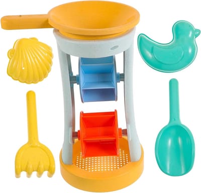 Kinderspeelgoed Zandstrand Set - Buitenspeelgoed Graafset - Spelen in Zandbak - Duurzaam Plastic Materiaal - 26.8x16.2x16.2CM - Diverse Kleuren