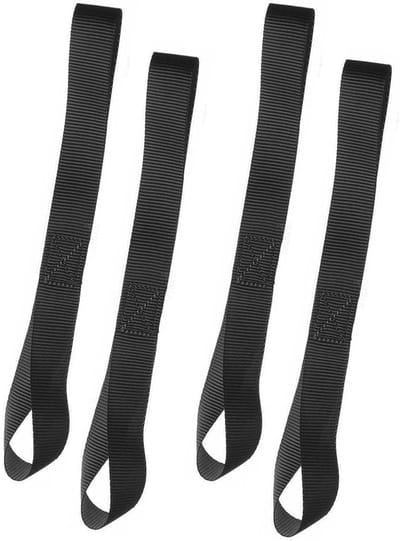 Bevestigingsriemen - Spanbanden Sjorbanden - Transport Beveiligen - Hoge Draagkracht 800kg - 29.5 x 2.5 cm - Zwart
