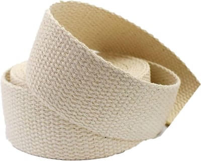 Katoenen Band - Webbing band - Tassen Maken - Sterke Tensile Kracht - 38MM Breed - Beige