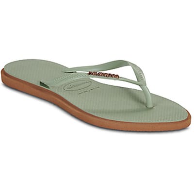 Havaianas HAV. SLIM POINT RUST/SMOKE Groen Dames Slippers - rust/smoke Groen