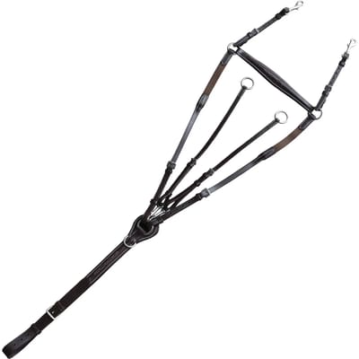 Jachthalsband voor paard met stiksels Canter