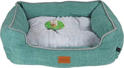 Boony divan linnenlook 60 x 50cm pastel groen