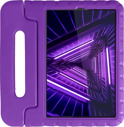 Hoes - Geschikt voor Lenovo Tab M10 FHD Plus (2e / 2nd Generatie) - Kinderhoes Shockproof Bumper - Kidsproof Case - Tablet Hoesje - Kinder Hoesje Cover - Paars