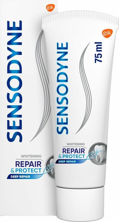 Sensodyne - Tandpasta - Repair & Protect - Whitening - 75ml x 4