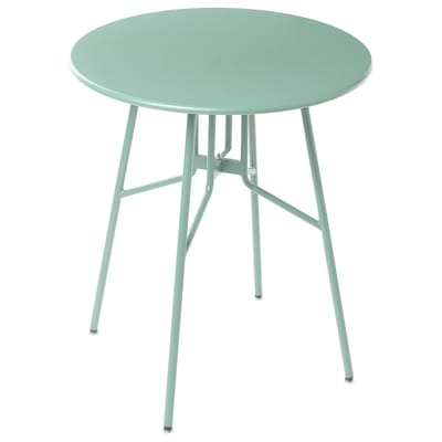 ANCONA - Tuintafel - Lichtgroen - 90 cm - Aluminium