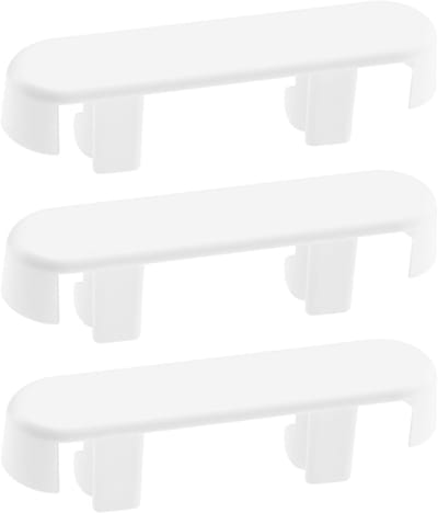 20 Stuks Vervangende Afdekkappen voor Raamafvoeren - Plastic Caps voor UPVC Vensters - 39.5 x 10 x 6.5 mm Wit, Ideaal voor Waterafvoer en Bescherming