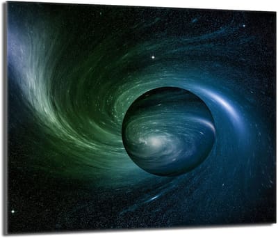 TMK ArtDeko - Serie Kosmos - Glazen Beschermplaat - 60x52 - Veilig - Veelzijdig