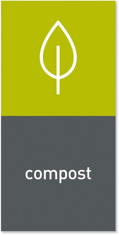 Simplehuman Magneetsticker Compost 100x200 mm
