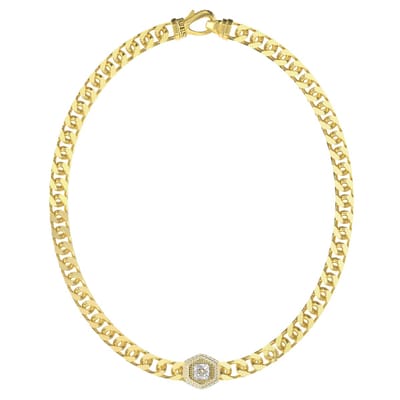 Guess Jewellery JUMN06006JWYGT-U Collier Goudkleurig
