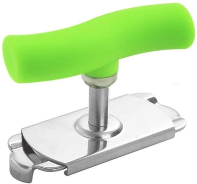 Flesopener Spiraal Seal Deksel Remover Drankjes kruiden Open Gereedschap (Groen)