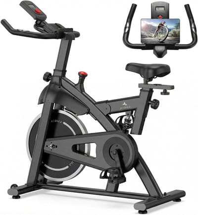 Hometrainer - Fitnessfiets - Thuis sporten - Premium comfort - 745 x 96 cm - Zwart