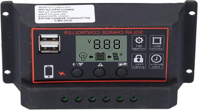 Slimme Laadcontroller - Zonnepaneel Regelaar - Off Grid Stroom - PWM Laadbeheer - 30A Systeem - Rood