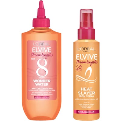 L'Oréal Paris Elvive Dream Duo - Wonder Water Treatment and Heat Slayer Protect Spray