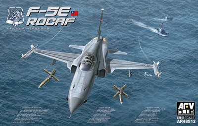 AFV Club Modelbouwpakket Militaire voertuigen - AR48S12 F-5E ROCAF - Northrop Tiger II Fighter Bomber Plastic - 1:48 - Modelbouw