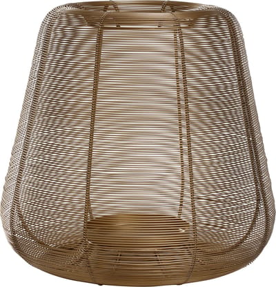 PTMD Jaden Windlicht XL - 40 x 40 x 39- Ijzer - Goud