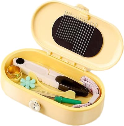 Naaiset met Doos - Reparatieset - Kleding Repareren - Compact Design - 21 Delig - Niet gespecificeerd