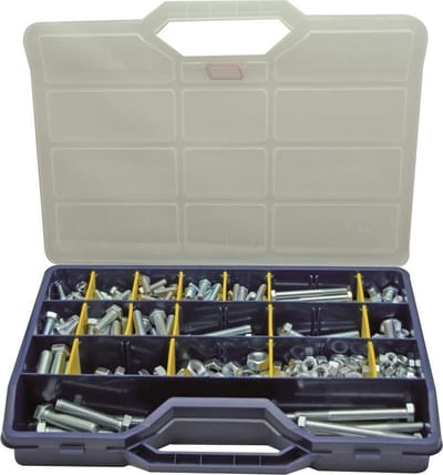 Ivana Assortiment Koffer Tap/Zeskantbouten/Moeren Verzinkt 20-Vaks